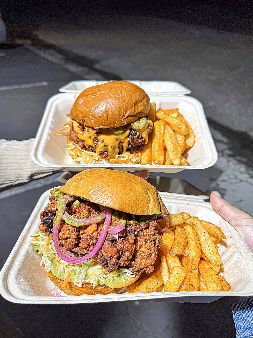 Double Smash Cheeseburgers