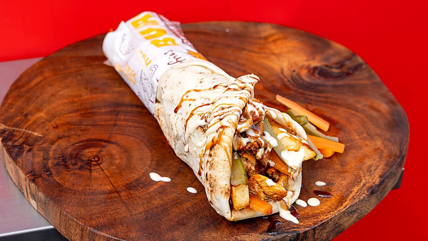 Loaded Charcoal Chicken Shawarma