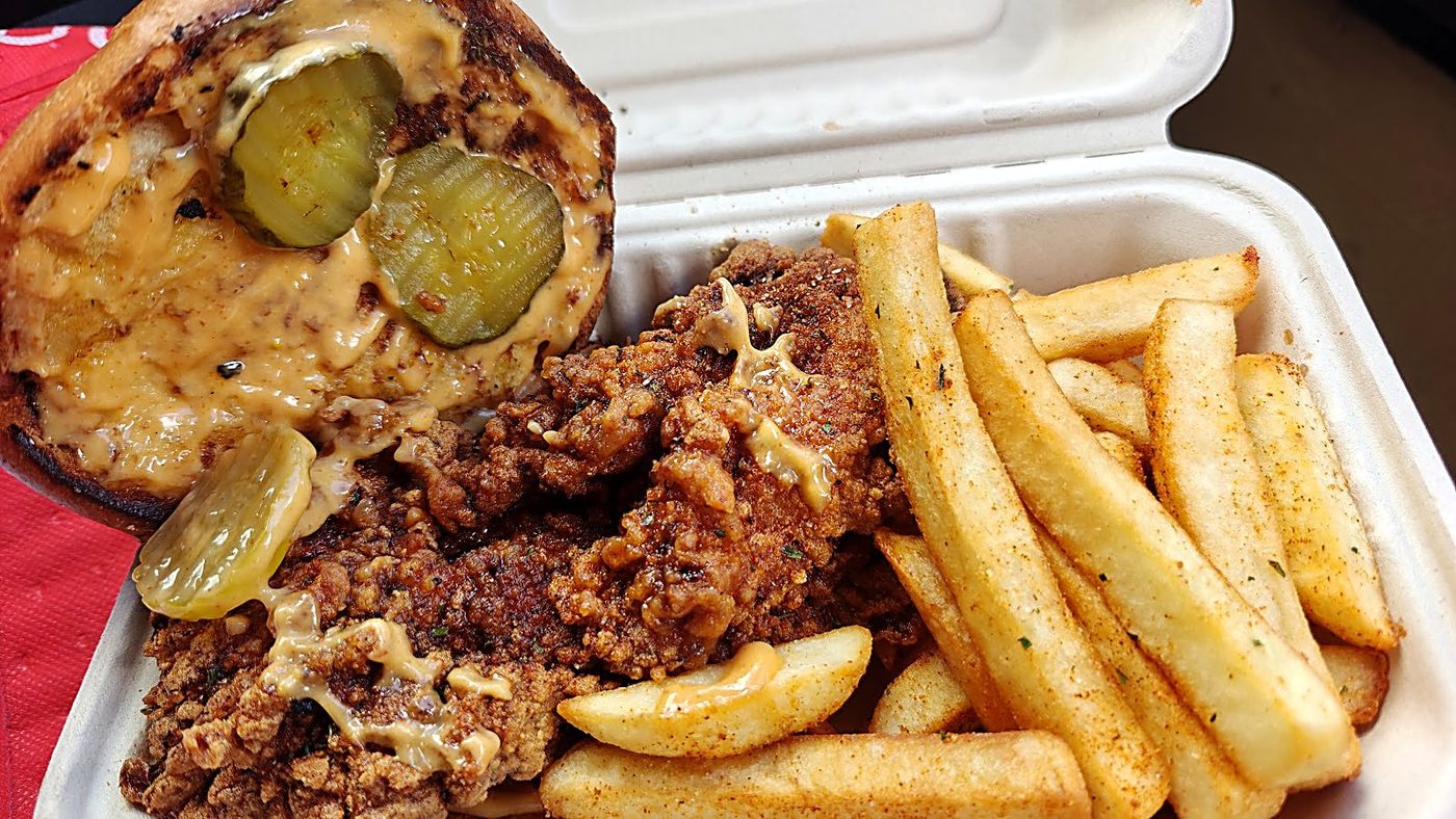 Nashville Hot Fried Chicken Burger